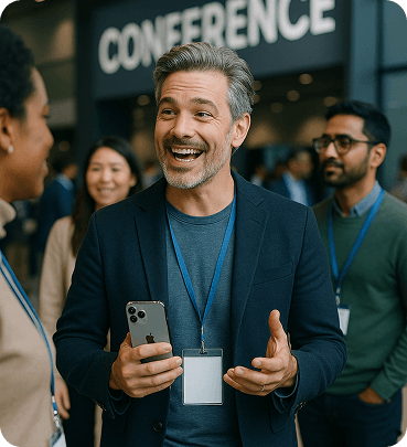 Never lose a conference lead with AI-powered networking